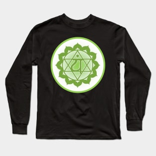 Love is key to all Heart Chakra- Orange Long Sleeve T-Shirt